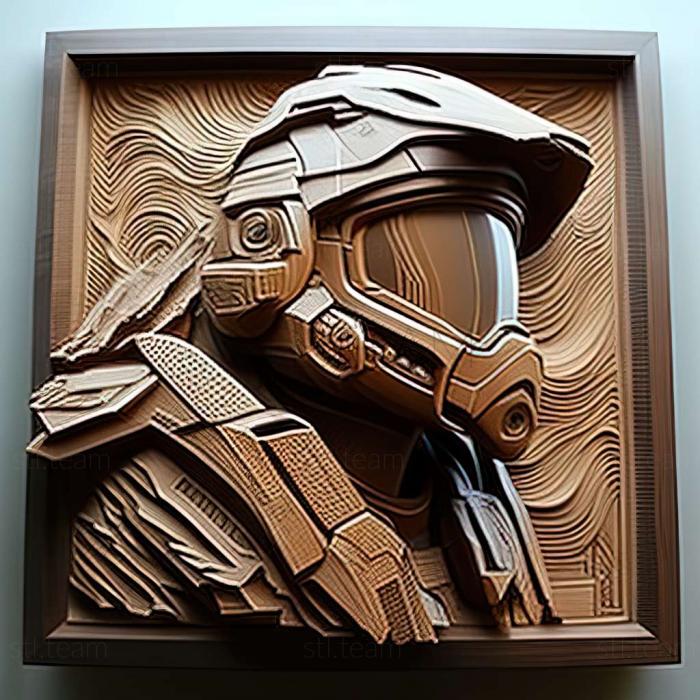 3D модель Гра Halo 3 (STL)